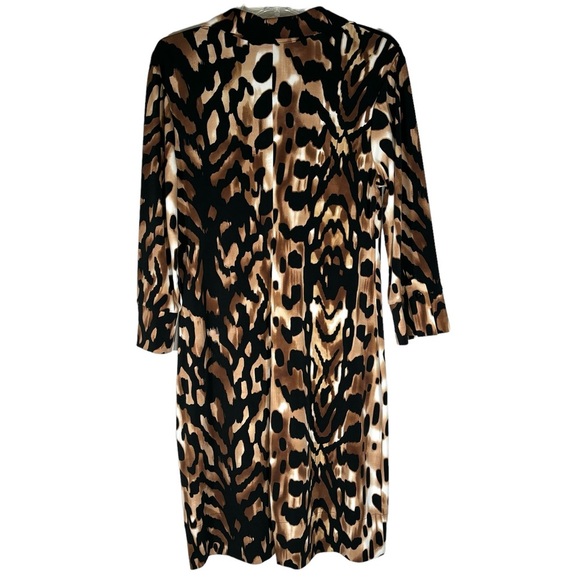 En Focus Studio Women's Animal Print Dress, 3/4 Sleeves, Size 12 - Picture 8 of 13